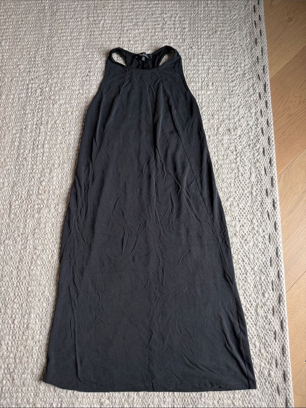 Lulu's Black Racerback Midi Dress